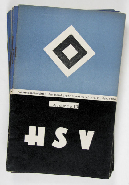 Vereinsnachrichten des Hamburger Sport-Verein e.V. Januar 1936 bis Dezember 1936 (Nr.1/2-23/24 in 10