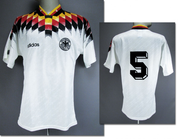 match worn football shirt Germany 1995