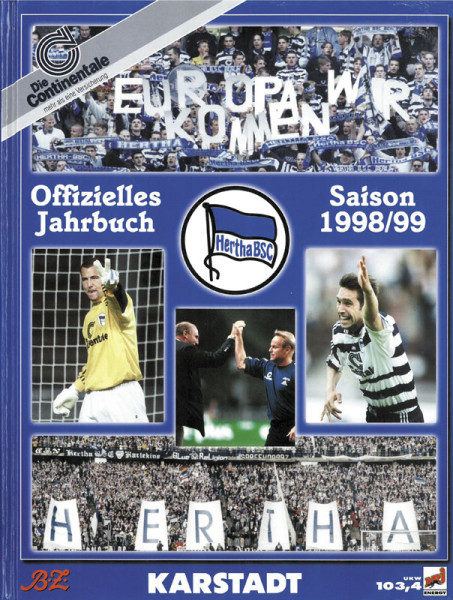 Hertha BSC Saison 1998/99 - Offizielles Jahrbuch.