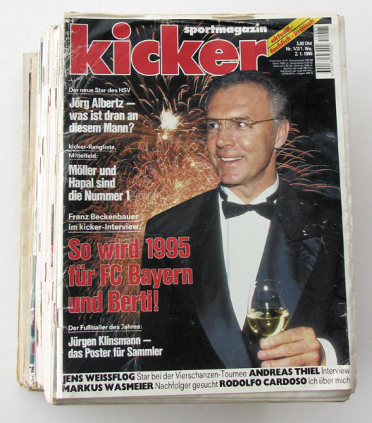 Kicker 1995 Mon. : Jg.: Nr.1/2-104/5 komplett