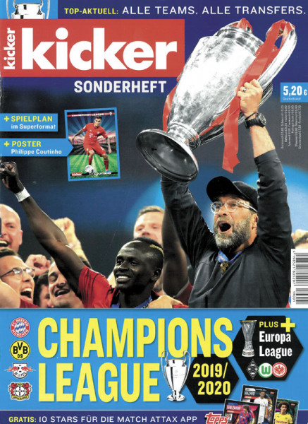 Sondernummer CL-2019 : Kicker Sonderheft CL 19/20