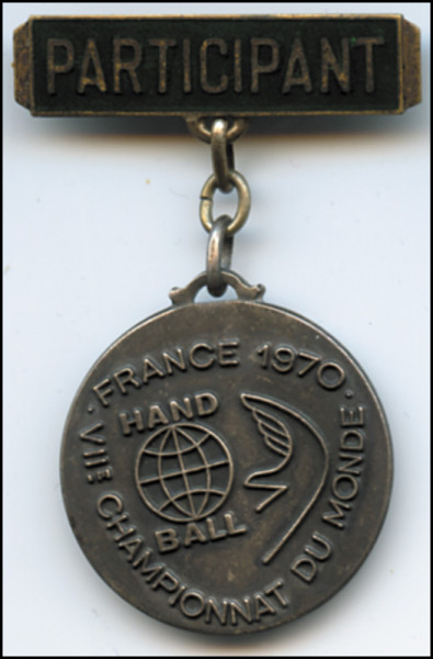 Handball World Cup 1970 France Participation Pin