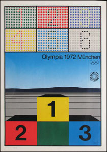 Kunstplakat "Olympia München", Plakat OSS1972