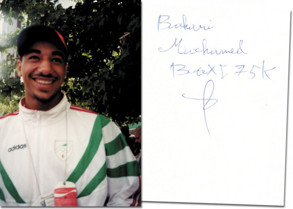 Bahari, Mohamed: Olympic Games 1996 Boxing Autograph Algeria