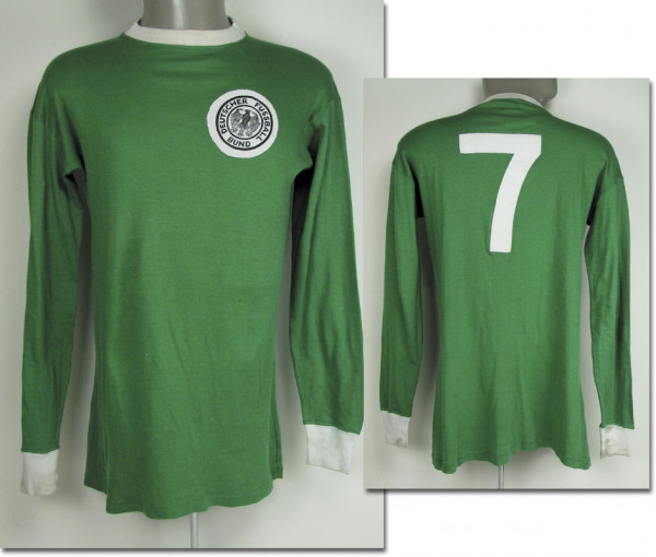 match worn football shirt Germany 1967