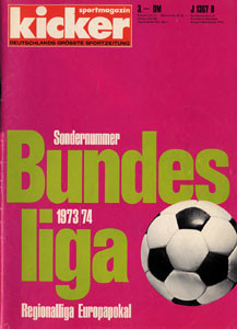 Sondernummer 1973 : Kicker Sonderheft 73/74 BL