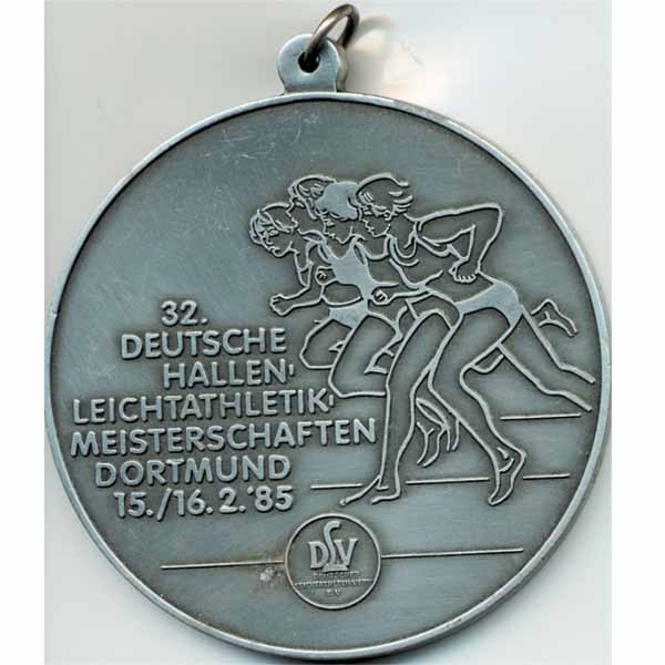 Winners Medal: German Athletics Championships 1985