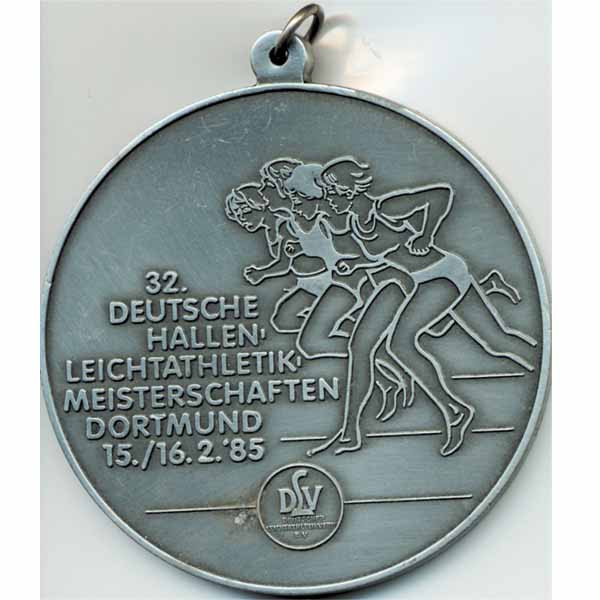 Siegermedaille Leichtathletik 1985, Siegermedaille 1985