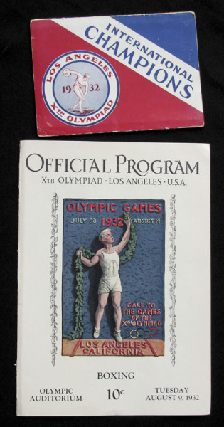 Programme OS 1932 Boxen, Official Program 1932