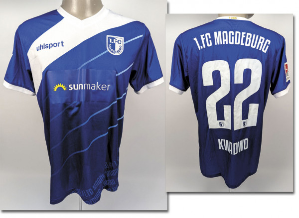 match issued football shirt 1. FC Magdeburg 2018/19