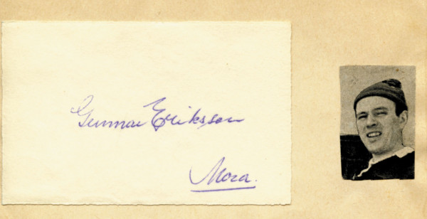 Eriksson, Gunnar: Olympic Games 1948 Autograph Crosscountry Sweden