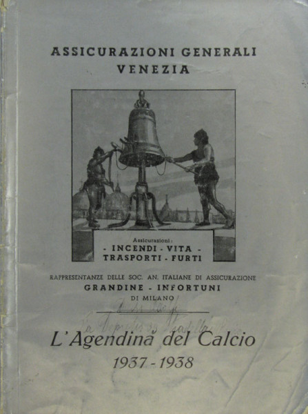 L'Agendina del Calcio 1937 -1938.