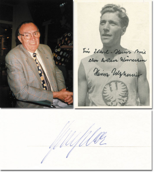 OSS 1952 4x400 m Deutschland: Olympic Games 1952 Autograph Atletics Germany