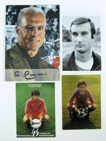 München,Bayern - Autogrammkarte: German Football Autograph Bayern Munich