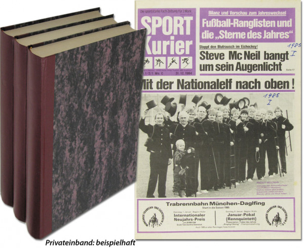Sport Kurier 1985 C : Jg.: Nr.1/2-104/105 unkomplett