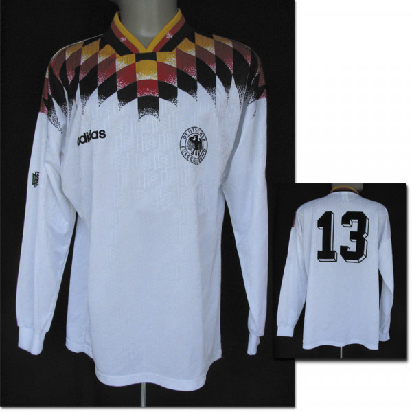 match worn football shirt Germany 1994