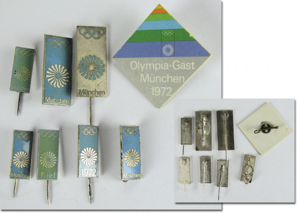 Olympic Games Munich 1972 Collection 8 Pins