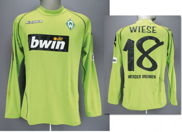 match worn football shirt Werder Bremen 2006/2007