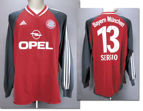 match worn football shirt Bayern Munich 2001/2002