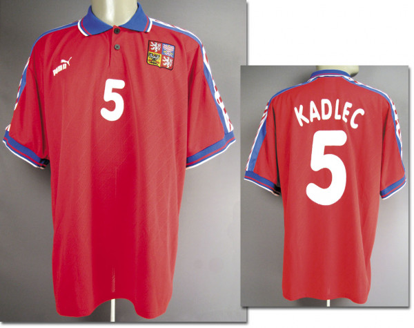 World Cup 98 match worn fb. shirt Czech Republic