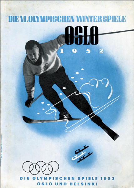 Die VI.Olympischen Winterspiele 1952 Oslo.