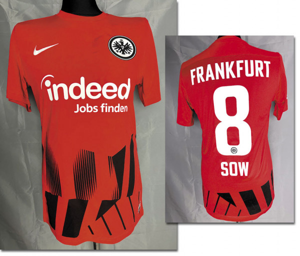 match worn football shirt Eint. Frankfurt 2022/23