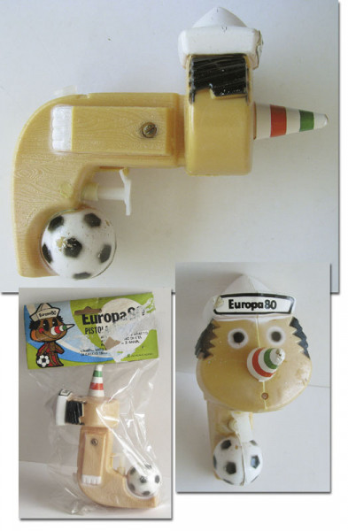 „Pinoccio“. Offizieller Maskottchen der UEFA Fußba, Maskottchen EM 1980