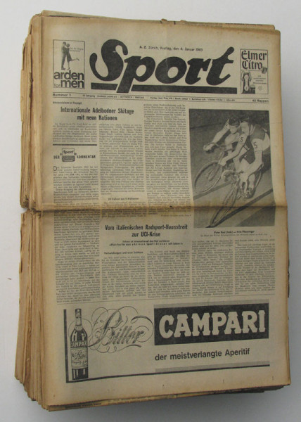 Sport Zürich 1963 : 43.Jg.: Nr.1-151 unkomplett