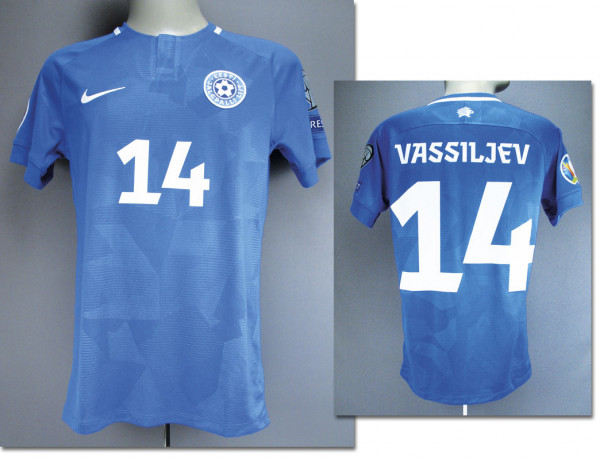 UEFA EURO 2020 match worn football shirt Estonia