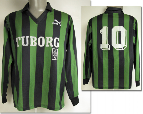 match worn football shirt Moenchengladbach 1992