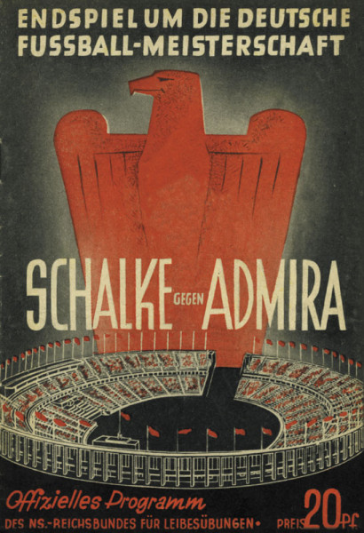Retro Reprint: Programme German Football Final 1939. Schalke v Admira