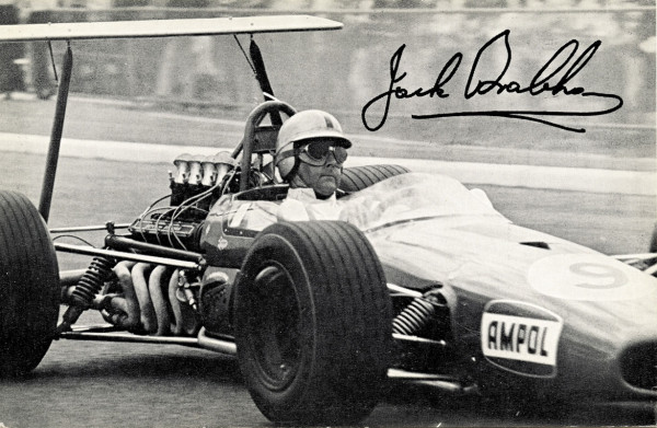 (1926-2014) Originalsignatur Jack Brabham, Brabham, Jack