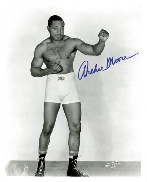 Boxing autograph. Archie Moore USA World Champion