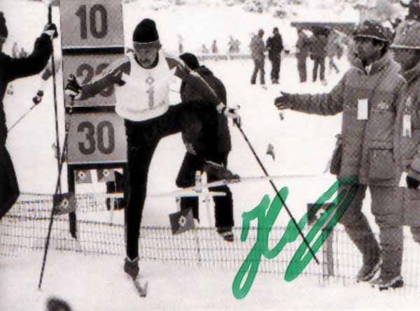 Nikitin, Vladimir: Olympic Games 1984 Autograph Crosscountry USSR