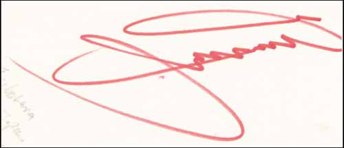 Tsukahara: Autogramm
