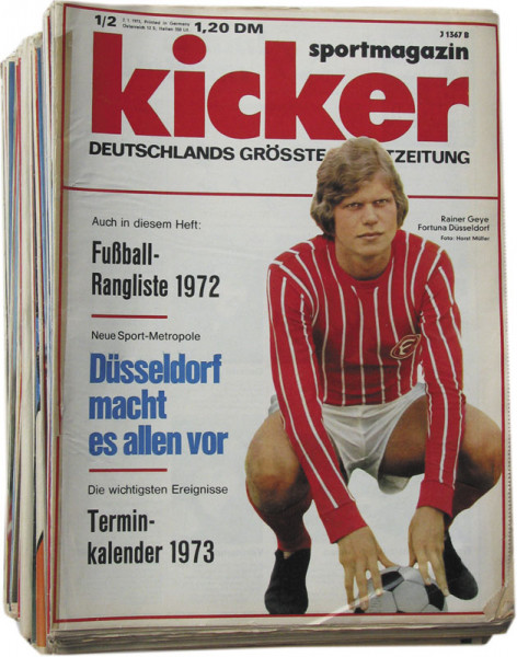 Kicker 1973 Mon. : Jg.: Nr.2-104 unkomplett,
