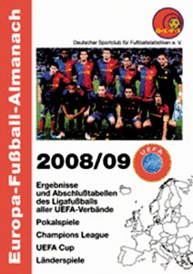 Europa-Fußball-Almanach 2008/09.