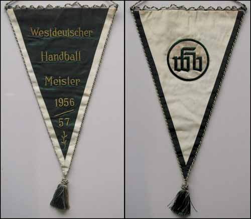German Handball Championships Pennant 1957