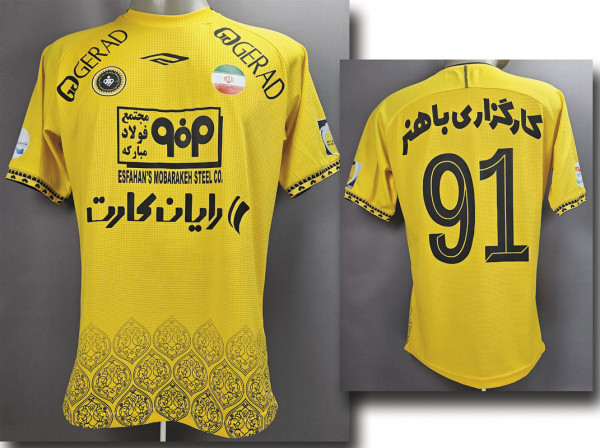 match worn football shirt FC Sepahan 2023/2024