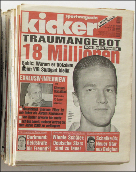 Kicker 1997 Don. : Jg.: Nr.3-103 komplett