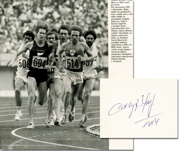 Odložil, Josef: Olympic Games 1964 Autograph Athletics CSSR
