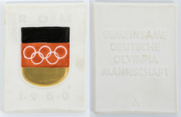 Offizielle Teilnehmerplakette für die "Gemeinsame , Ehrenplakette 1960