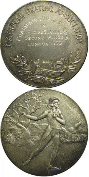 European Figure Championships 1933 London medal