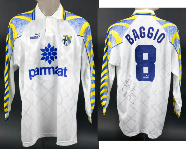 match worn football shirt AC Parma 1996/1997