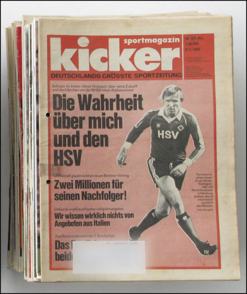 Kicker 1983 Don. : Jg.: Nr.3-103 komplett