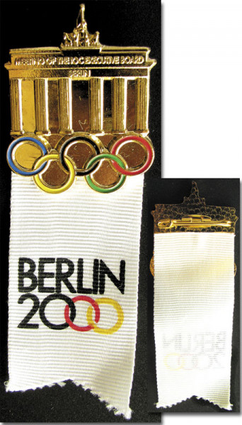 Berlin IOC Executive Board, IOC-Abzeichen 2000