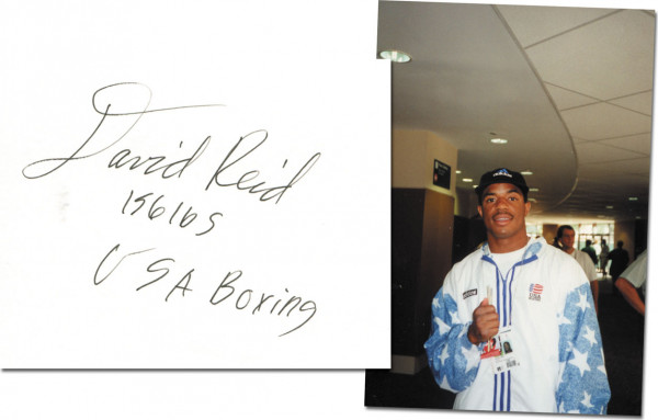 Reid, David: Olympic Games 1996 Boxing Autograph USA