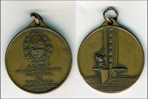 World Cup 1930. Commemorative medal Uruguay