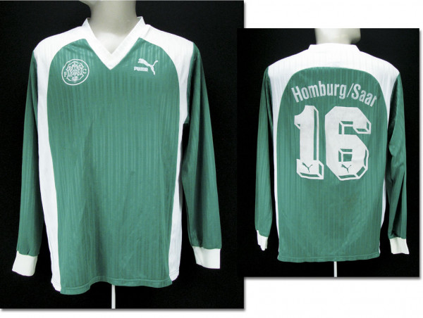 match worn football shirt FC Homburg 1990s