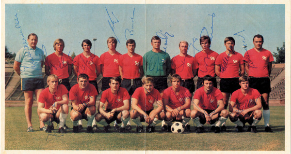 Hannover 96 - 1970: German Football Autograph Hannover 96 1970